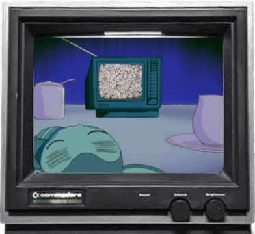 tv edit of chuchu from Revolutionary Girl Utena sleeping