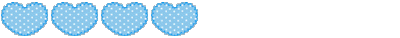 blue heart divider