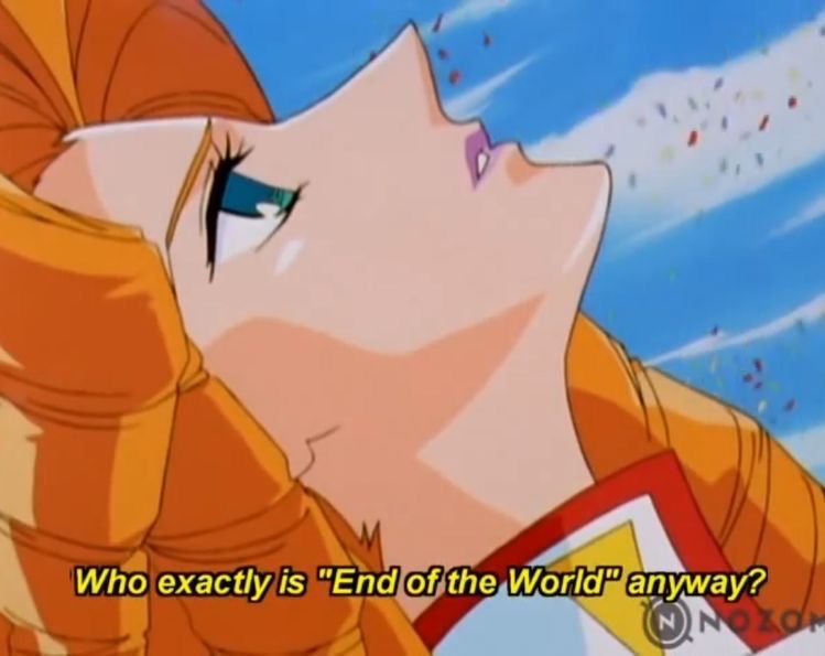 photo of Revolutionary Girl Utena's Juri questioning who end of the world is