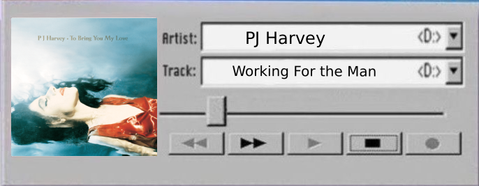 CD playlist photo of Working for the Man by PJ Harvey