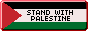 button that says free palestine