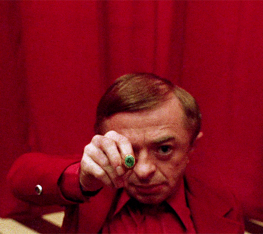 gif of twin peaks man with the ring of doom
