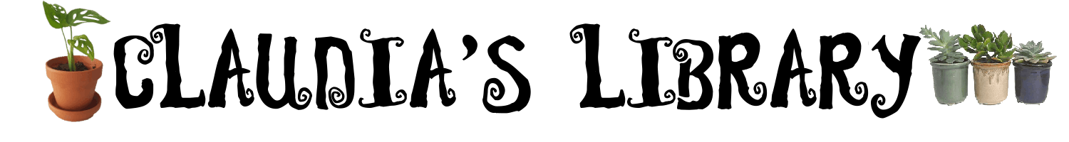 header saying claudia's library