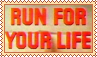 stamp of run for your life